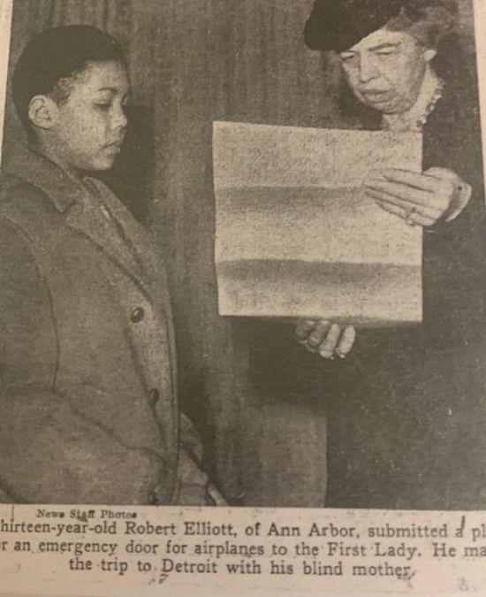 Mrs. Roosevelt and Robert Eliott