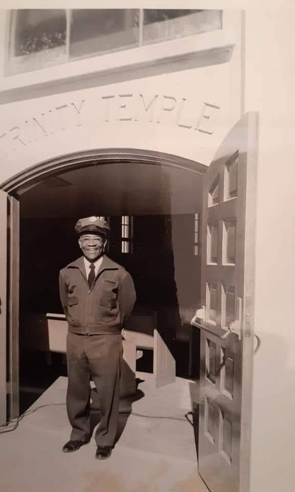 Sparks in front of CME Church