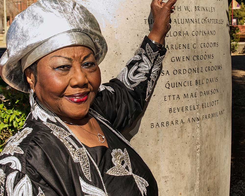 African American Women's Arch member