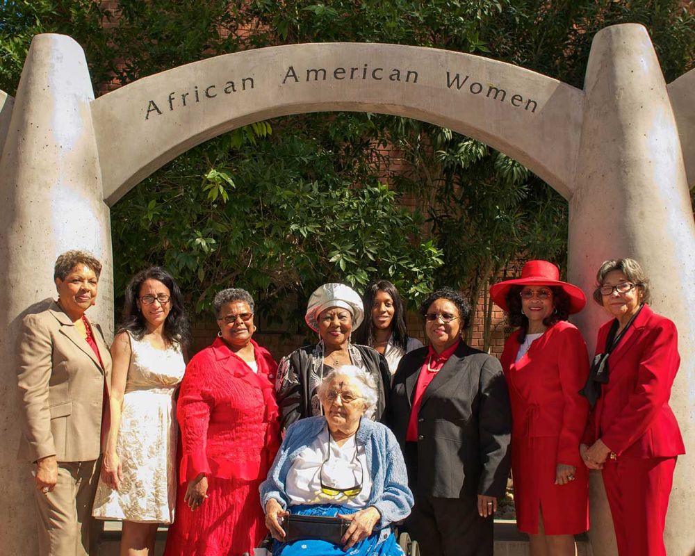 African American Women's Arch dedication