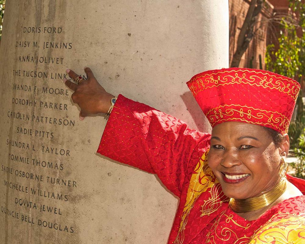 African American Women's Arch member