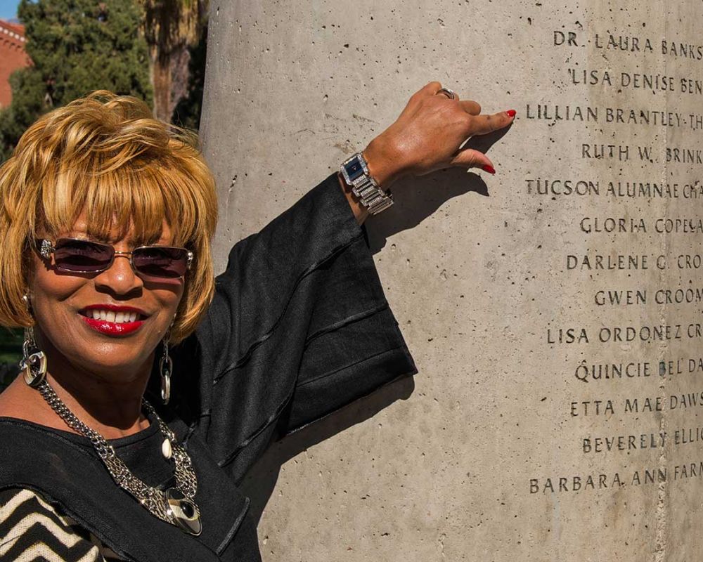 African American Women's Arch member