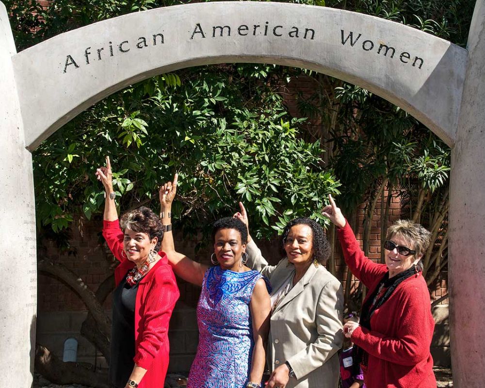 African American Women's Arch dedication