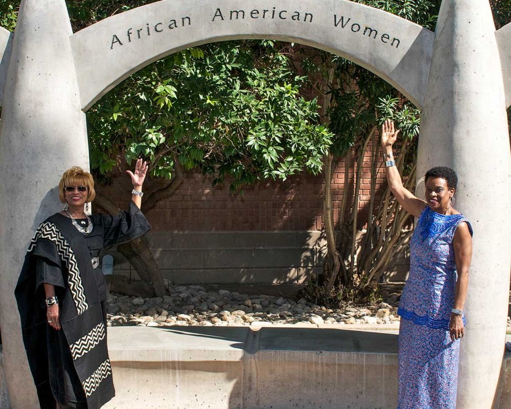 African American Women's Arch dedication