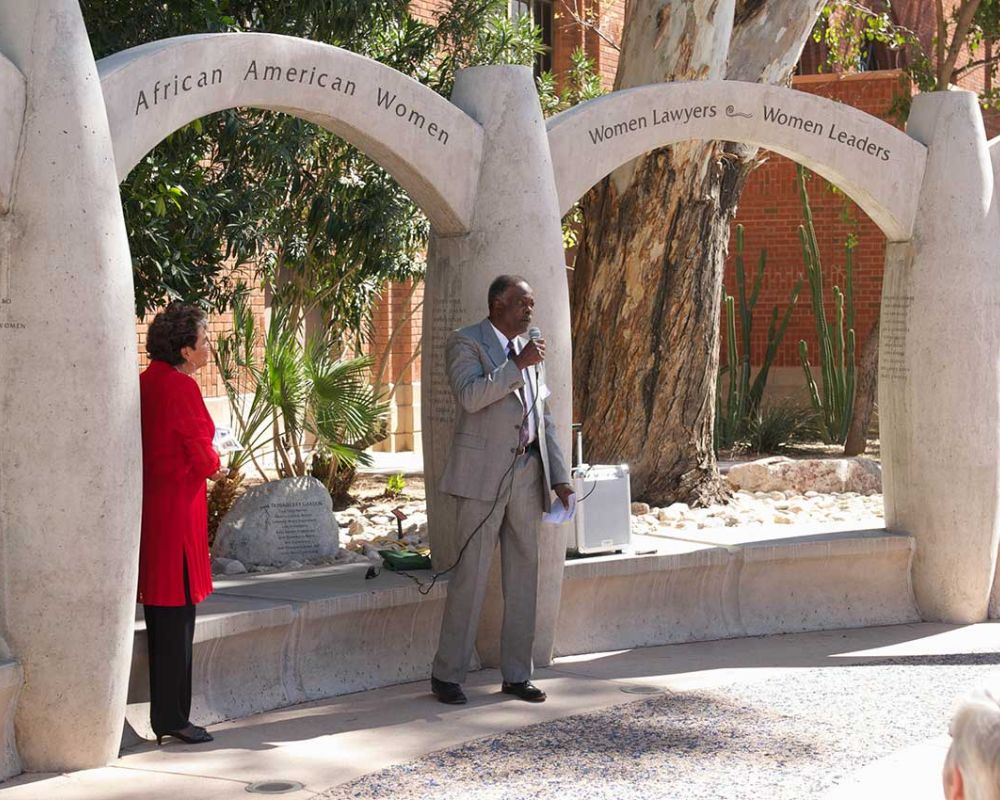 African American Women's Arch dedication