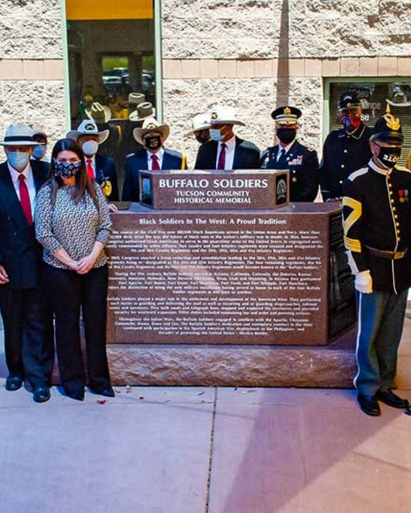 Buffalo Soldiers plaque 