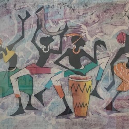The Arts dancing painting