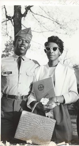 Lou Beaty and his mother